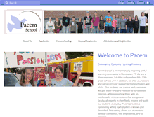 Tablet Screenshot of pacemschool.org